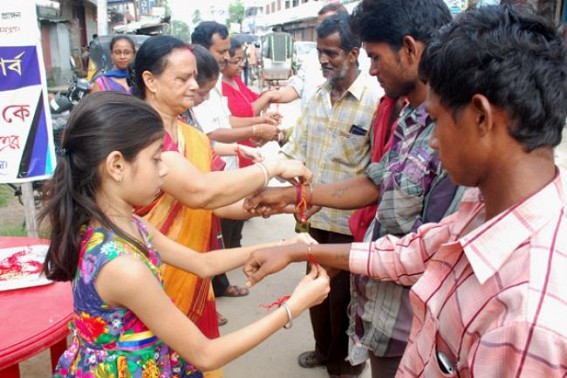 Rakhi Purnima celebrated across Tripura